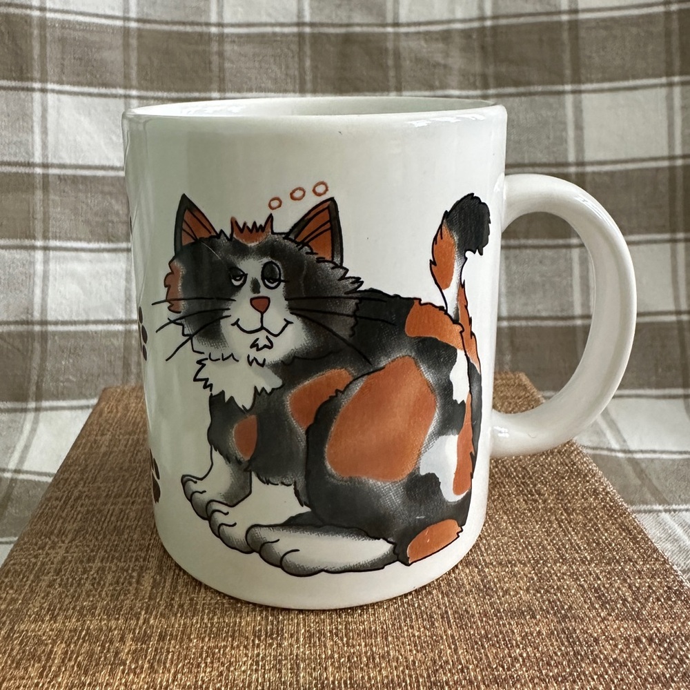 Calico Cat Ceramic Mug